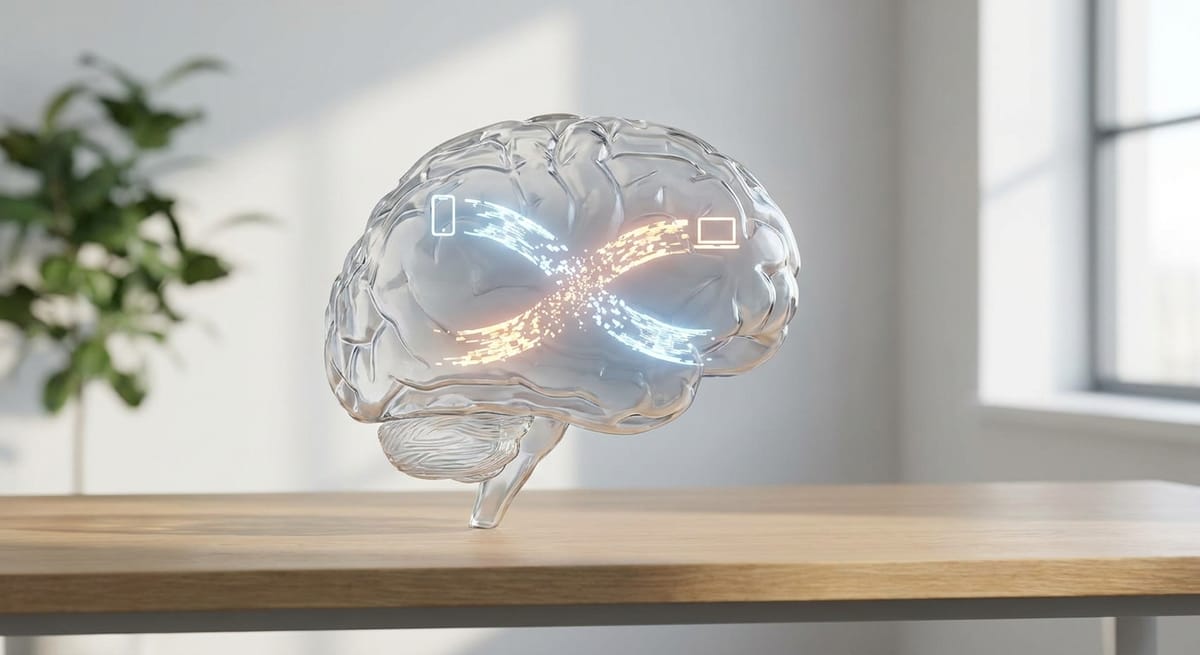 Illustration explaining why multitasking doesn’t work in the brain